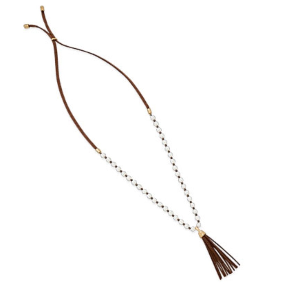 Pearl Sueded Necklace